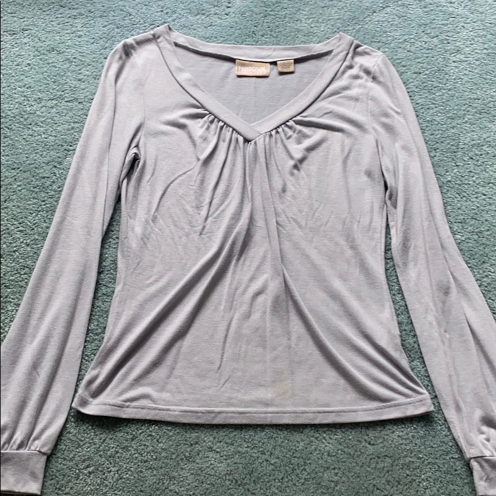 Shiny silvery shirt